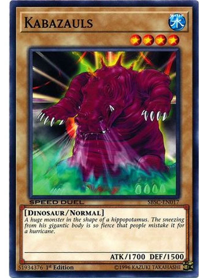 Kabazauls - SBSC-EN017 - Common 1st Edition 1