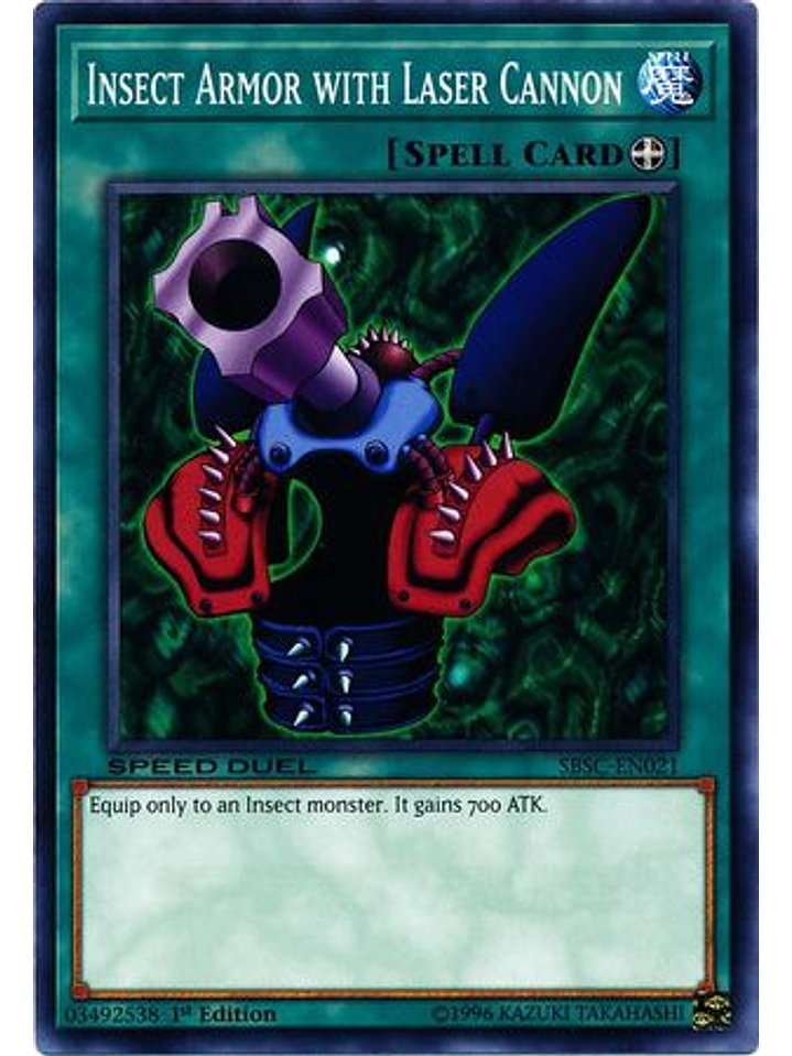 Insect Armor with Laser Cannon - SBSC-EN021 - Common 1st Edition 1