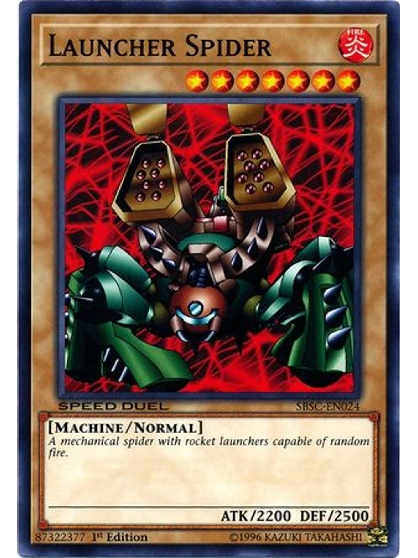 Launcher Spider - SBSC-EN024 - Common 1st Edition 1