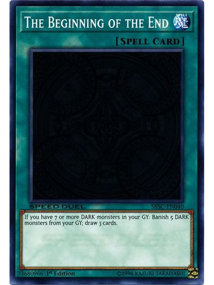 The Beginning of the End - SBSC-EN040 - Common 1st Edition 1