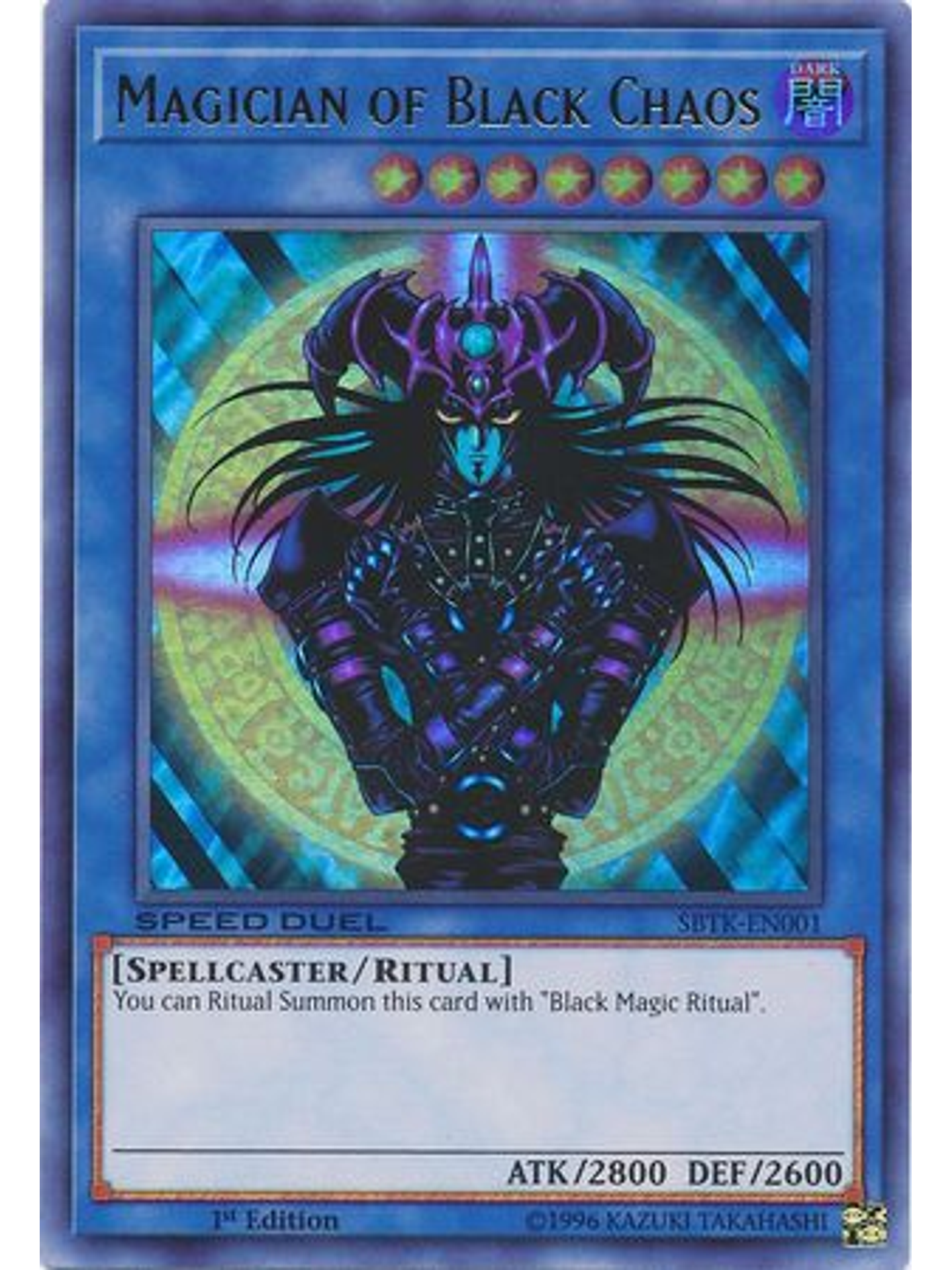 Magician of Black Chaos - SBTK-EN001 - Ultra Rare 1st Edition 1