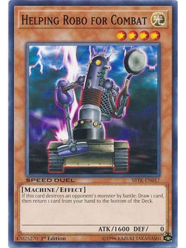 Helping Robo for Combat - SBTK-EN017 - Common 1st Edition 1