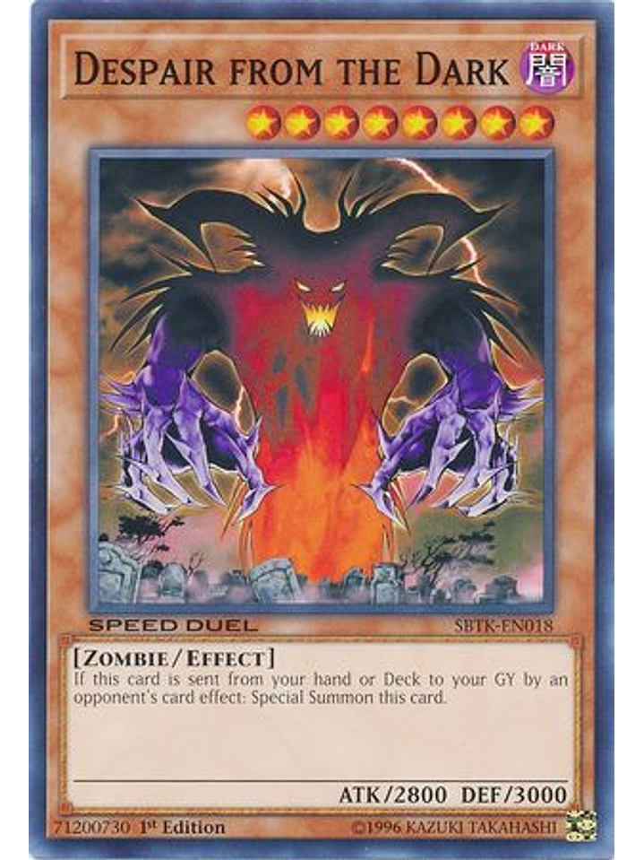 Despair from the Dark - SBTK-EN018 - Common 1st Edition 1