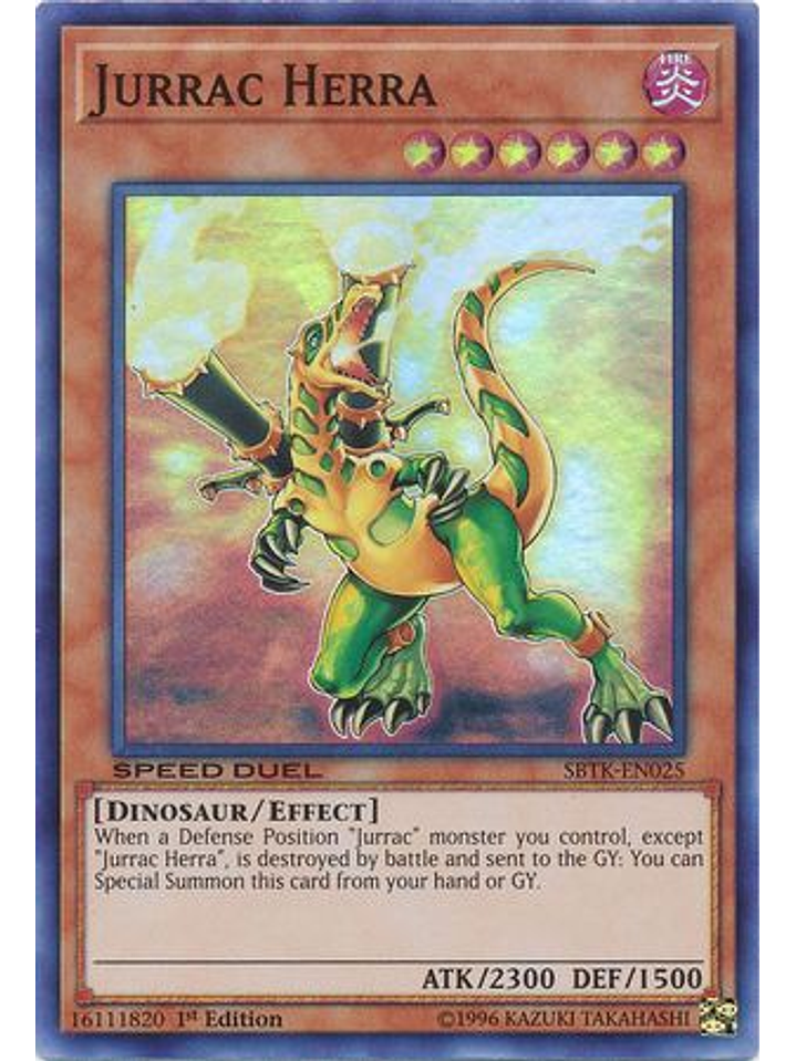 Jurrac Herra - SBTK-EN025 - Super Rare 1st Edition 1