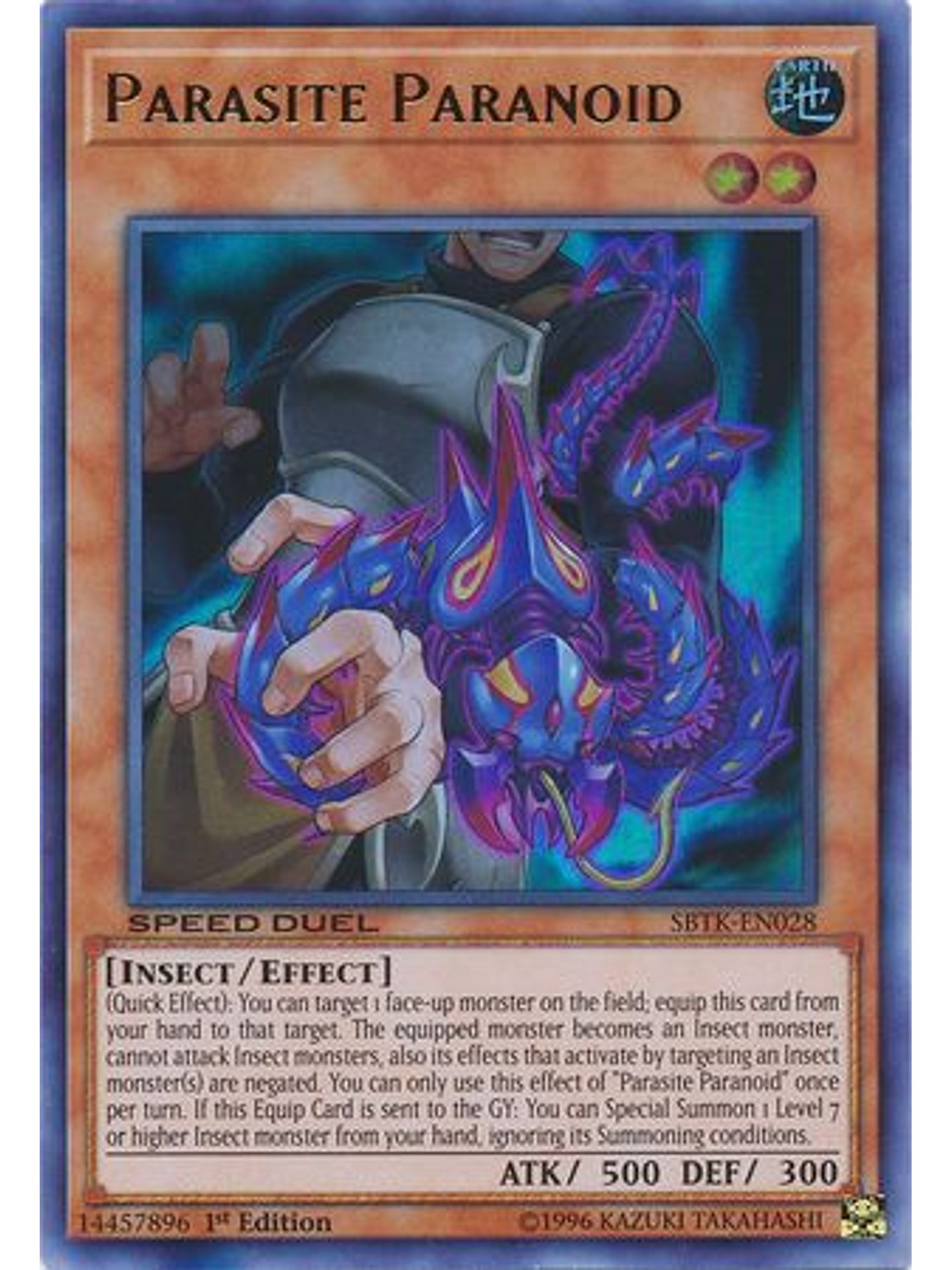 Parasite Paranoid - SBTK-EN028 - Ultra Rare 1st Edition 1