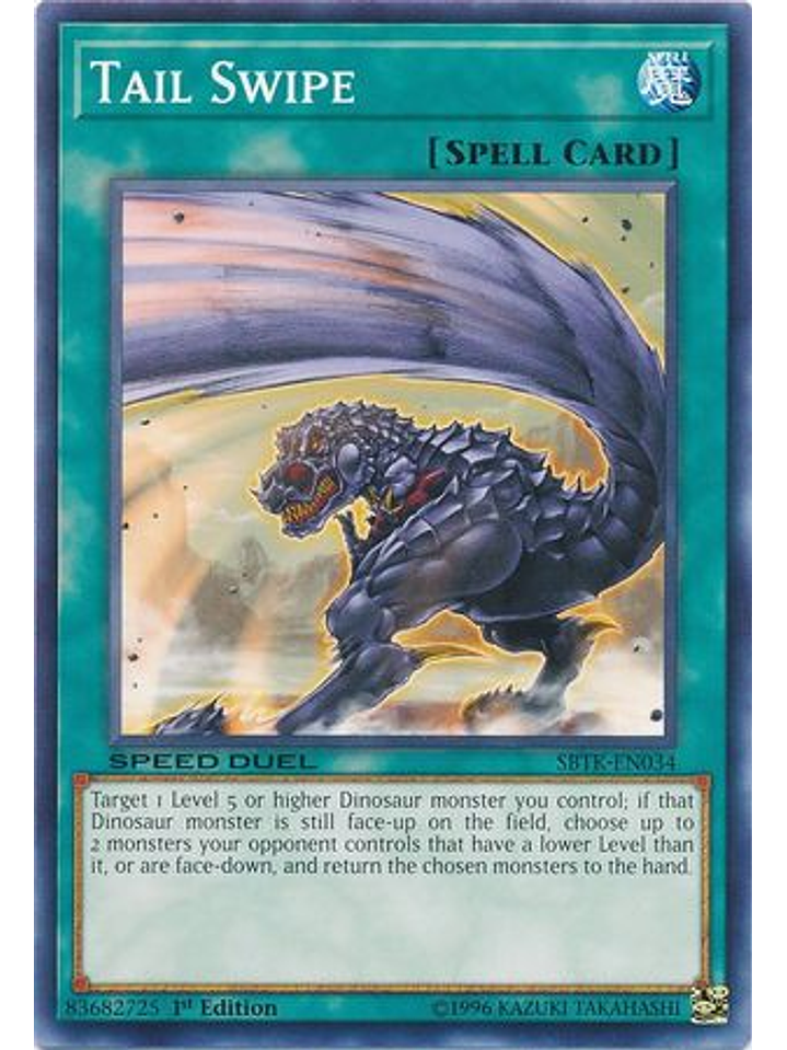 Tail Swipe - SBTK-EN034 - Common 1st Edition 1