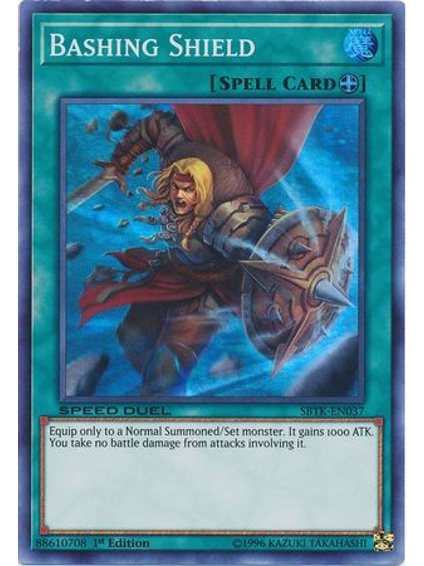 Bashing Shield - SBTK-EN037 - Super Rare 1st Edition 1