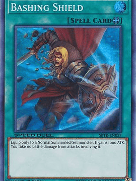 Bashing Shield - SBTK-EN037 - Super Rare 1st Edition