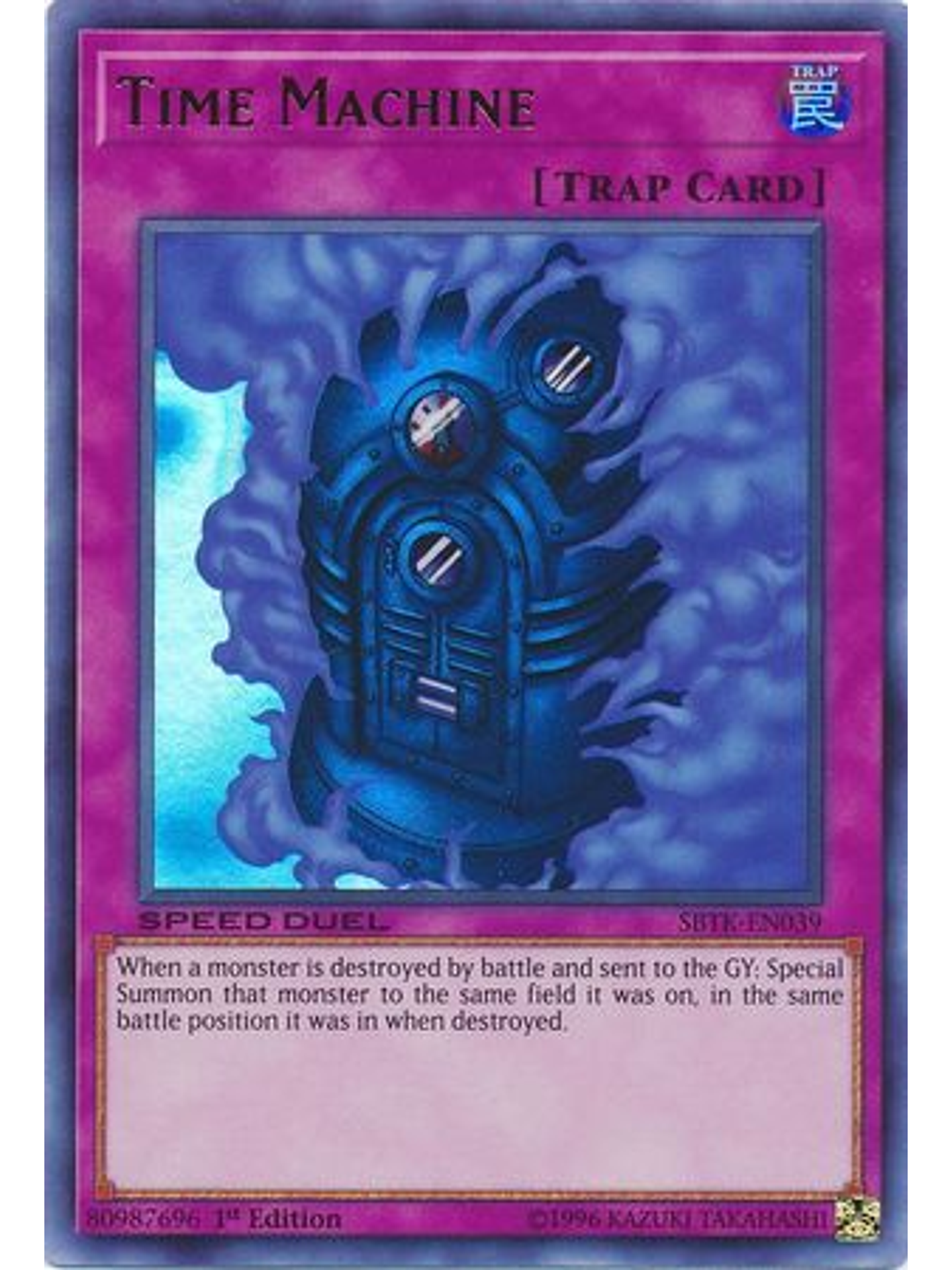 Time Machine - SBTK-EN039 - Ultra Rare 1st Edition 1