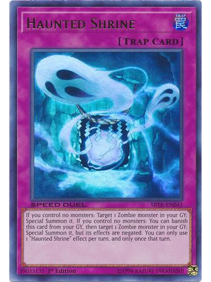 Haunted Shrine - SBTK-EN043 - Ultra Rare 1st Edition 1