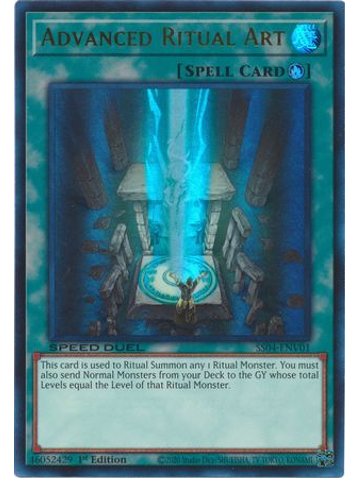 Advanced Ritual Art - SS04-ENV01 - Ultra Rare 1st Edition 1