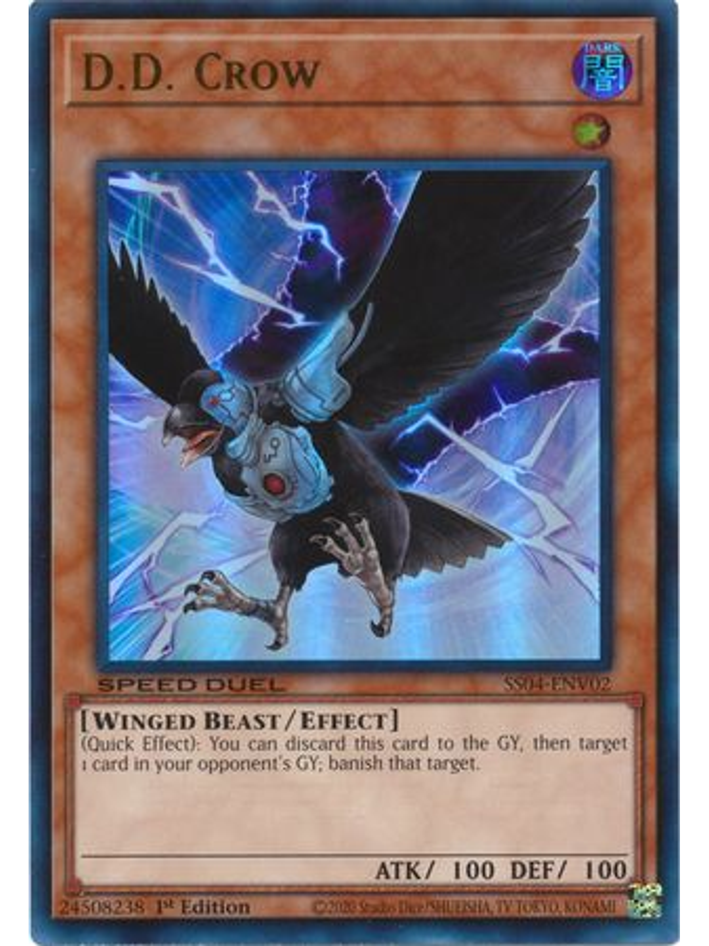 D.D. Crow - SS04-ENV02 - Ultra Rare 1st Edition 1