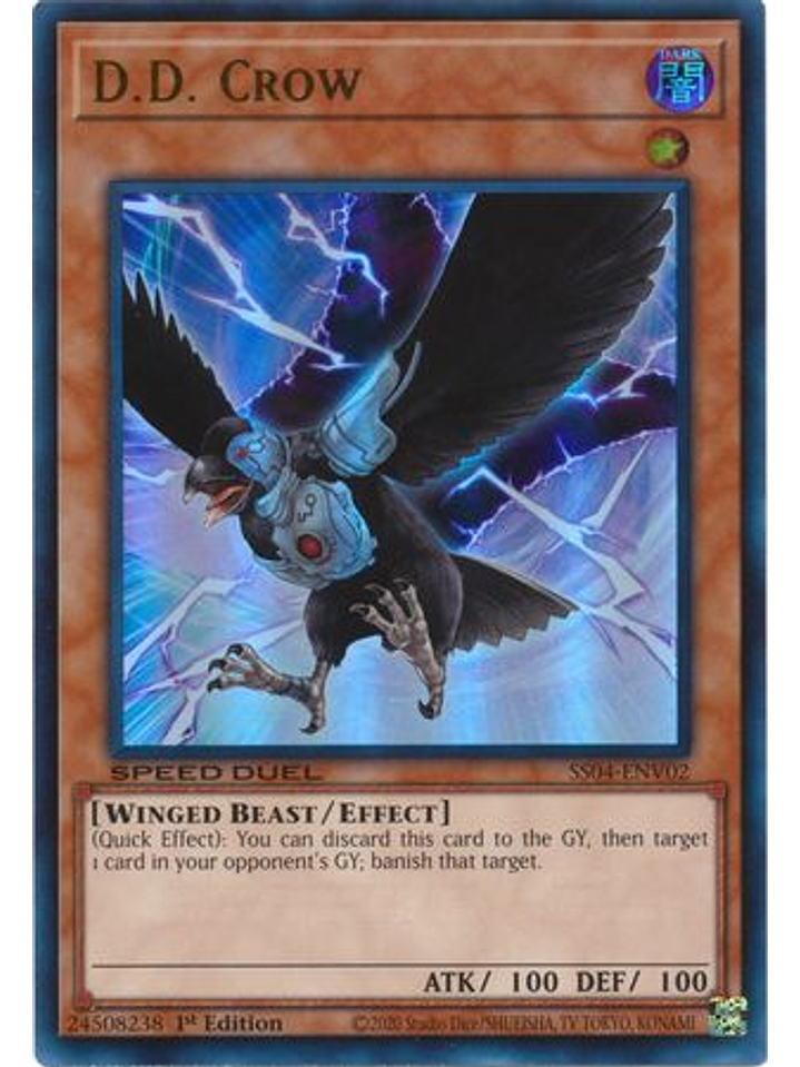 D.D. Crow - SS04-ENV02 - Ultra Rare 1st Edition 1