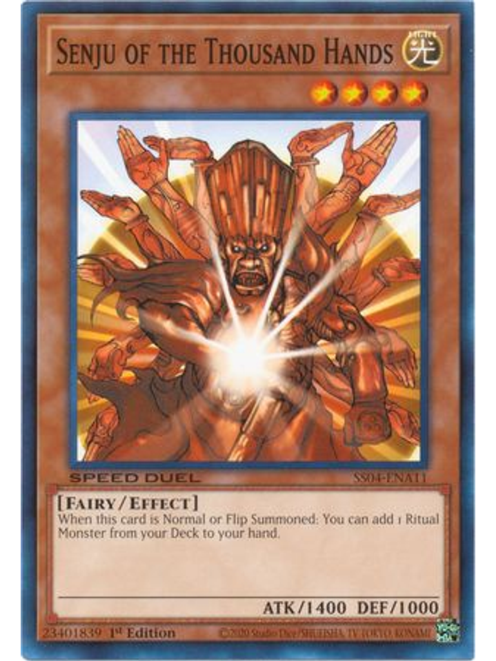 Senju of the Thousand Hands - SS04-ENA11 - Common 1st Edition 1
