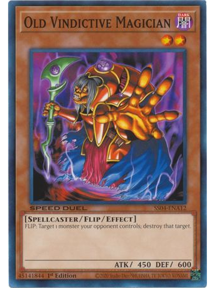 Old Vindictive Magician - SS04-ENA12 - Common 1st Edition 1