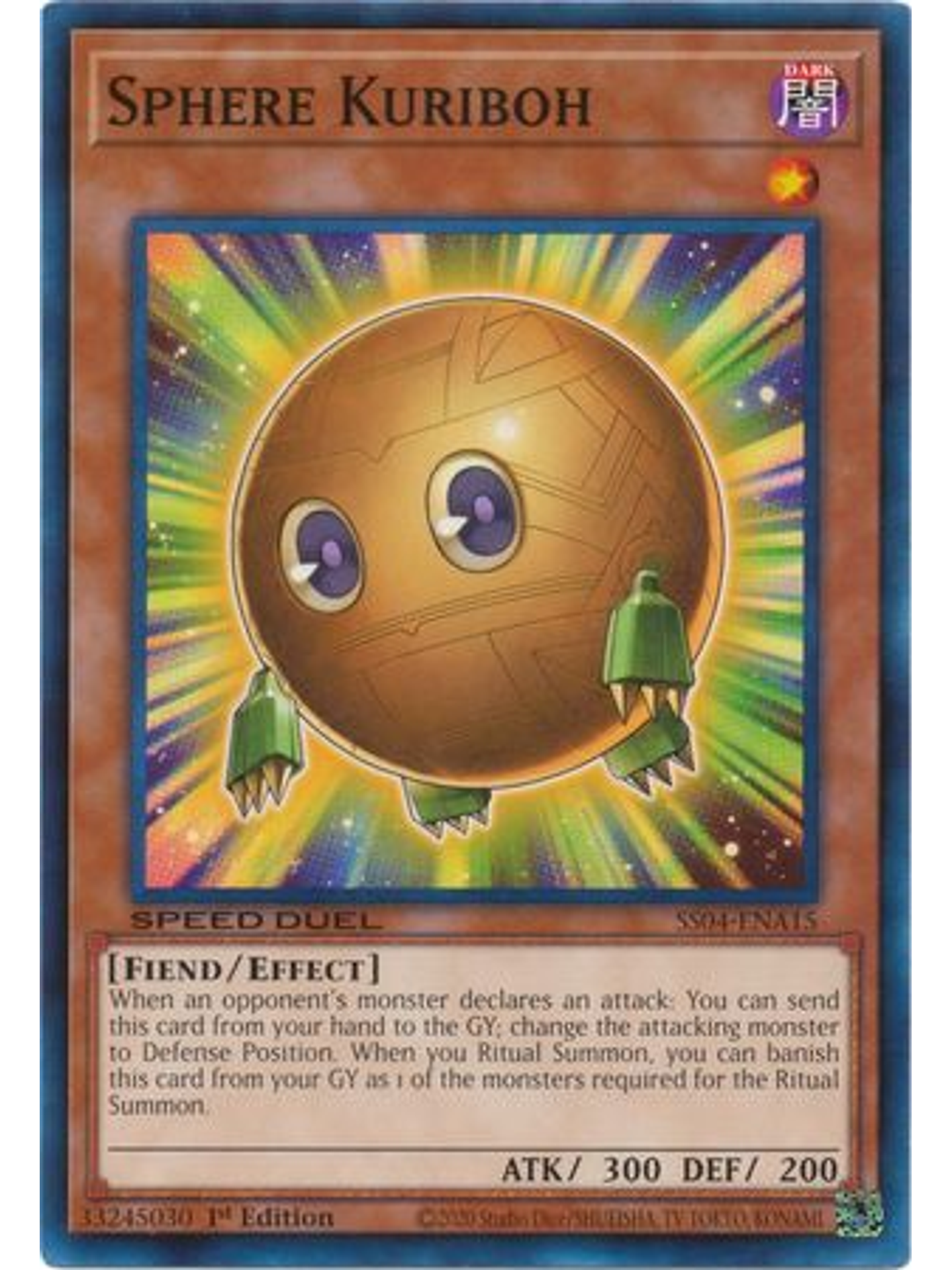 Sphere Kuriboh - SS04-ENA15 - Common 1st Edition 1