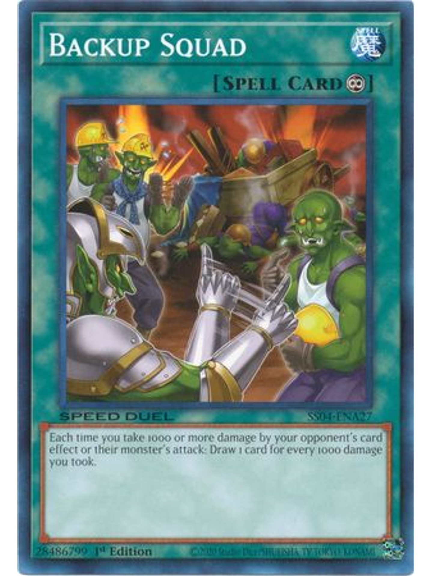 Backup Squad - SS04-ENA27 - Common 1st Edition 1