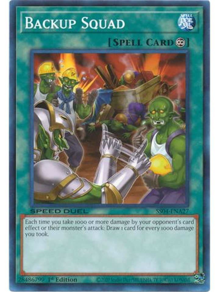 Backup Squad - SS04-ENA27 - Common 1st Edition 1
