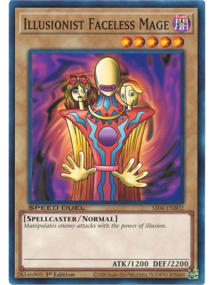 Illusionist Faceless Mage - SS04-ENB02 - Common 1st Edition 1