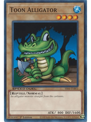 Toon Alligator - SS04-ENB03 - Common 1st Edition