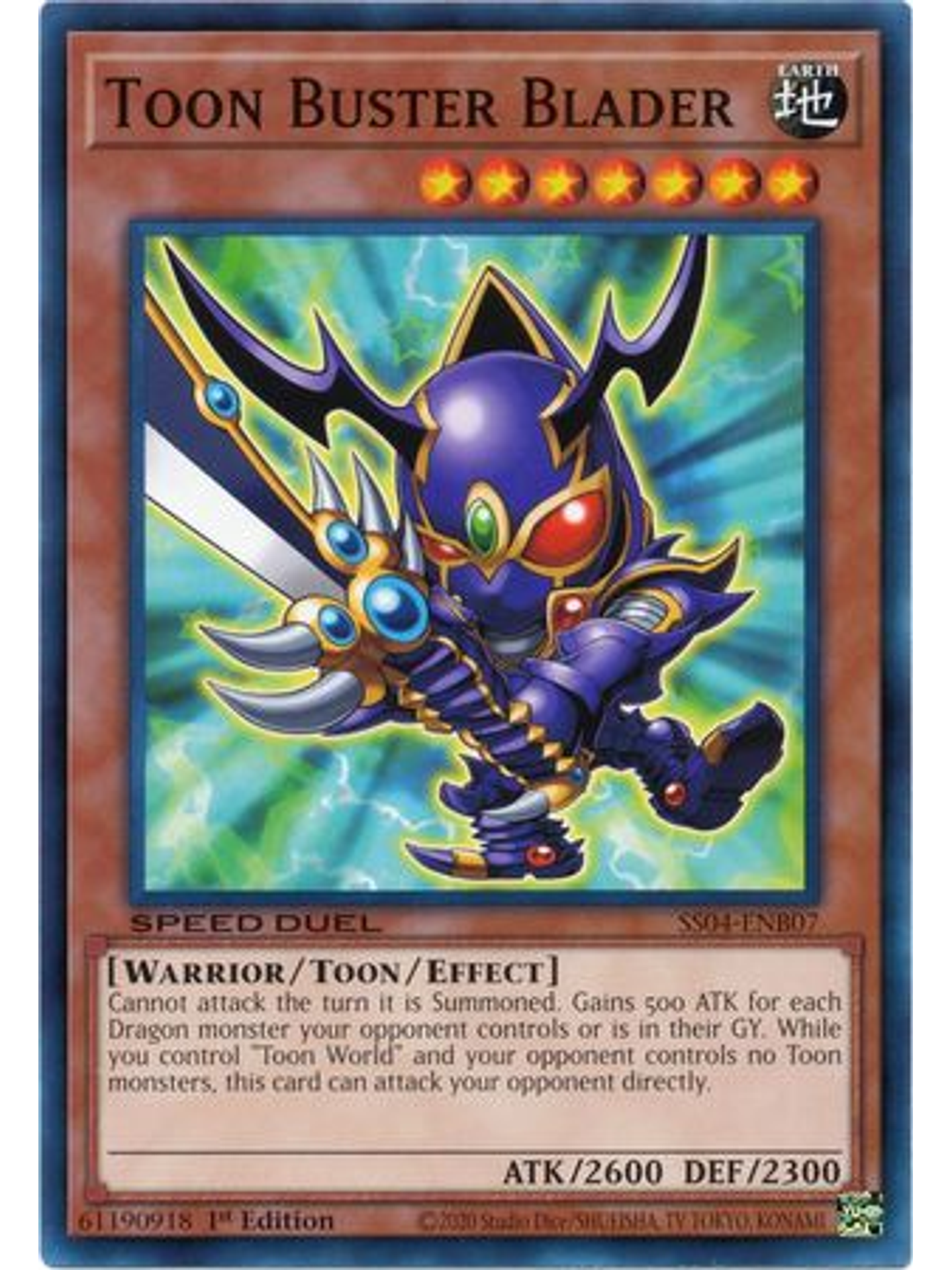 Toon Buster Blader - SS04-ENB07 - Common 1st Edition 1