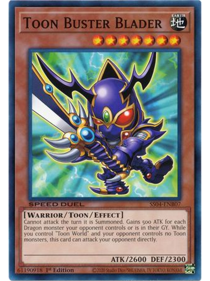 Toon Buster Blader - SS04-ENB07 - Common 1st Edition 1