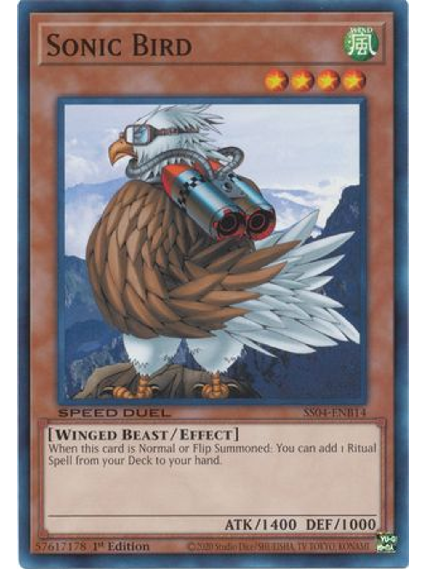 Sonic Bird - SS04-ENB14 - Common 1st Edition 1