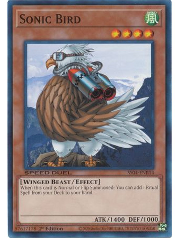 Sonic Bird - SS04-ENB14 - Common 1st Edition 1