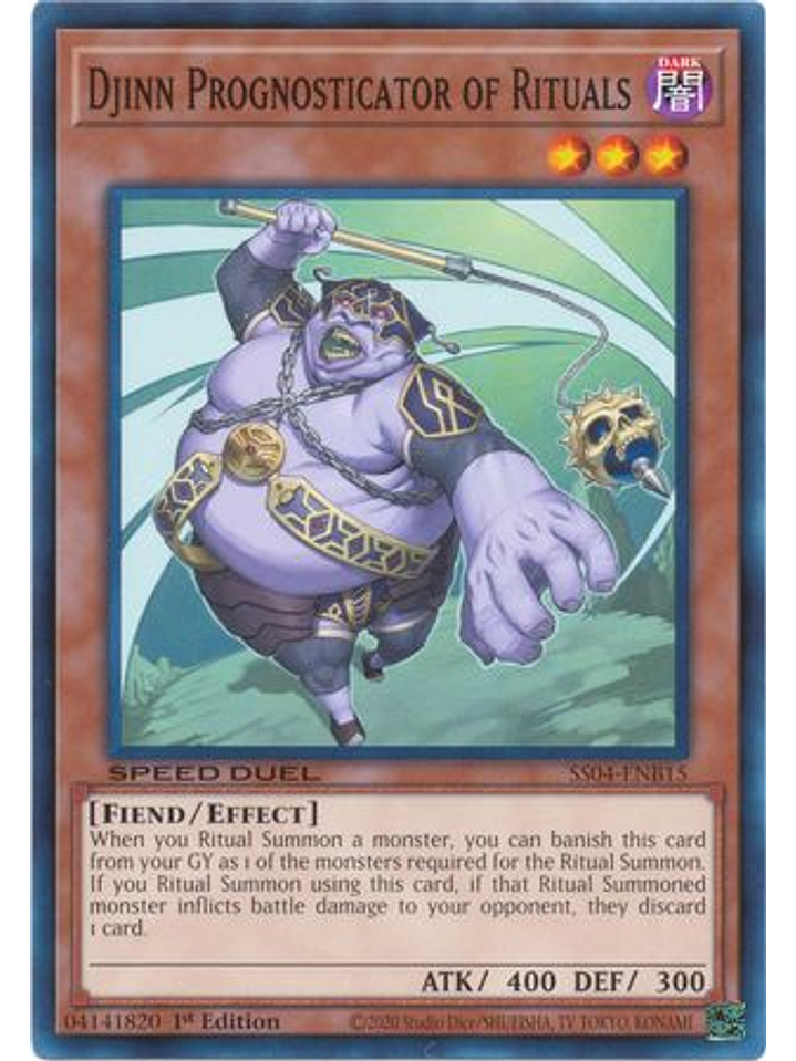 Djinn Prognosticator of Rituals - SS04-ENB15 - Common 1st Edition 1