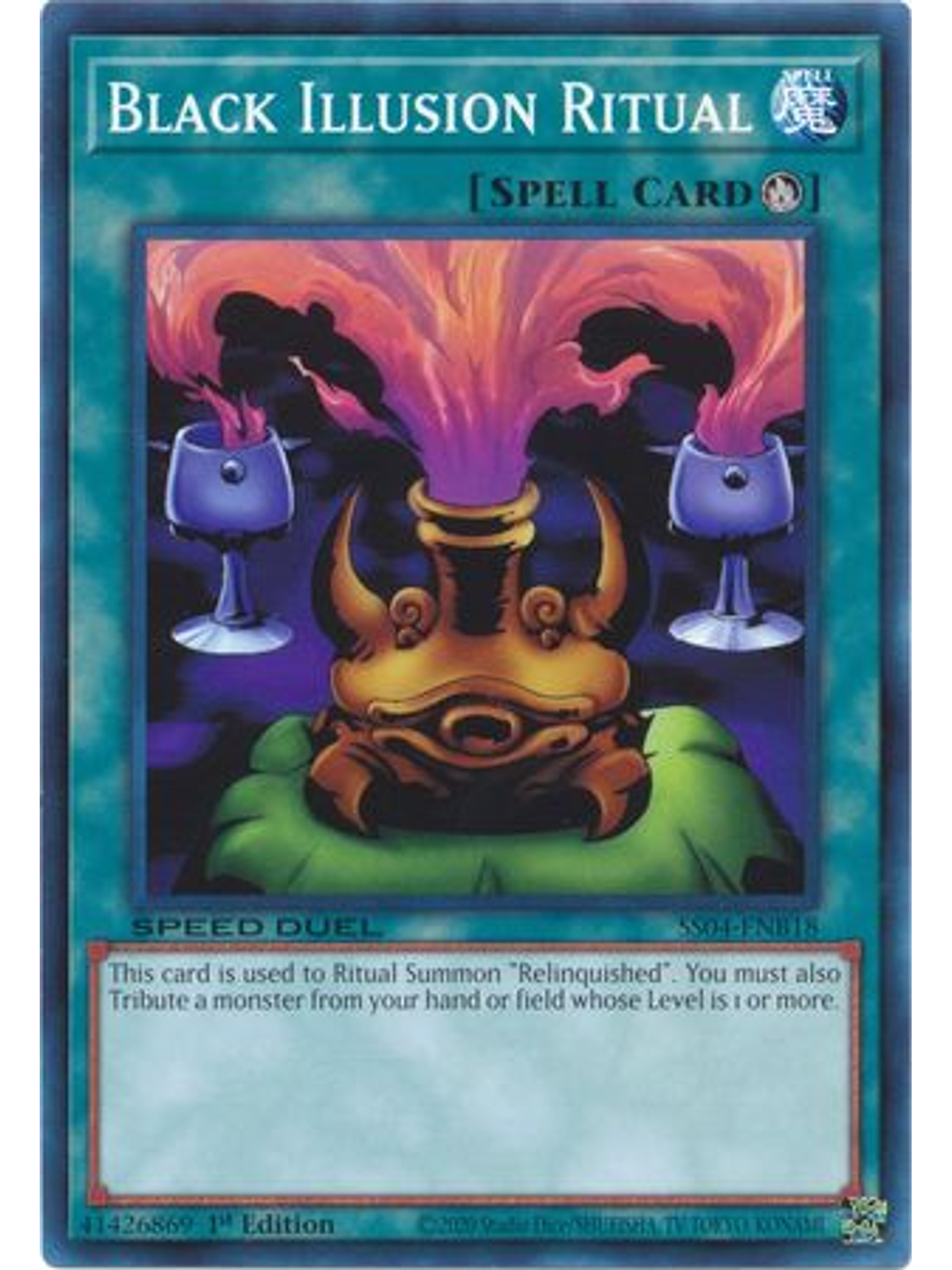 Black Illusion Ritual - SS04-ENB18 - Common 1st Edition 1