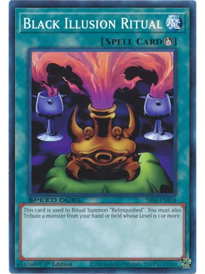 Black Illusion Ritual - SS04-ENB18 - Common 1st Edition 1