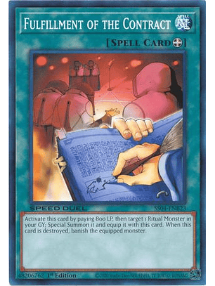 Fulfillment of the Contract - SS04-ENB23 - Common 1st Edition