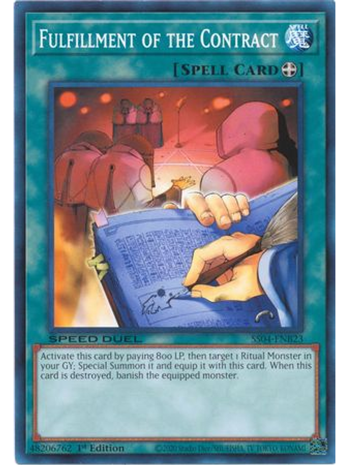 Fulfillment of the Contract - SS04-ENB23 - Common 1st Edition 1