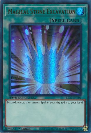 Magical Stone Excavation - SS05-ENV02 - Ultra Rare 1st Edition