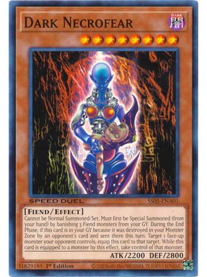 Dark Necrofear - SS05-ENA01 - Common 1st Edition 1