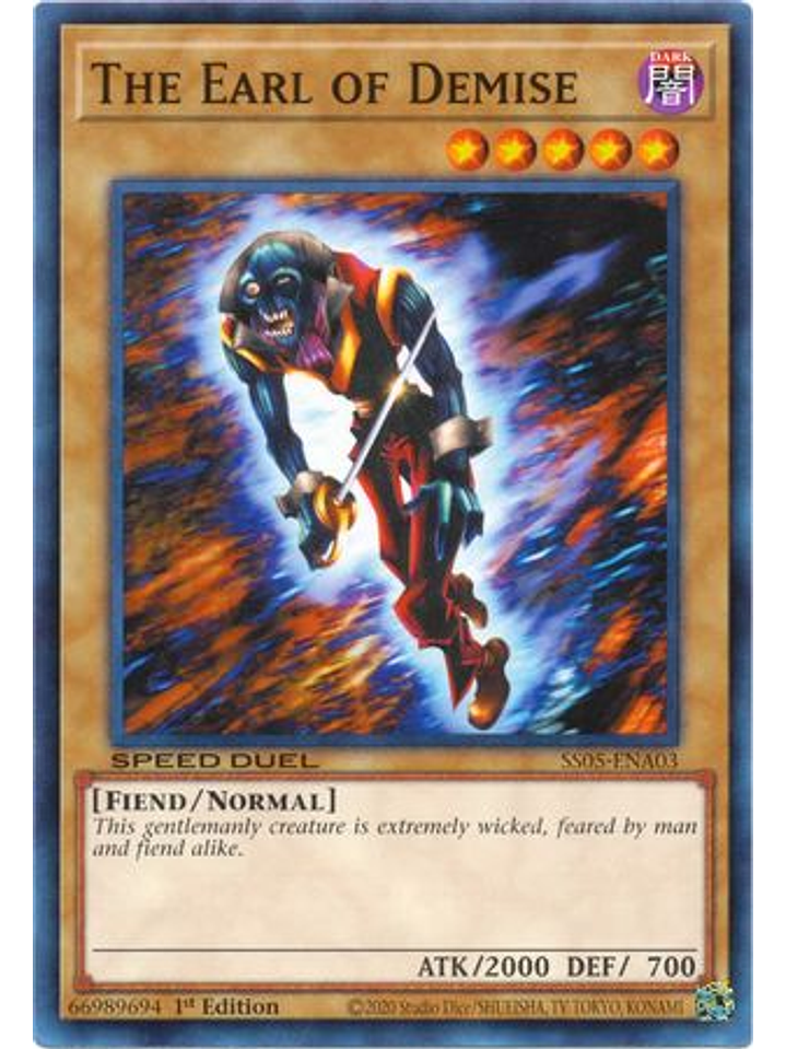 The Earl of Demise - SS05-ENA03 - Common 1st Edition 1