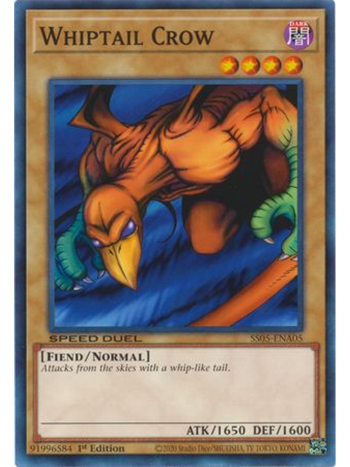Whiptail Crow - SS05-ENA05 - Common 1st Edition 1