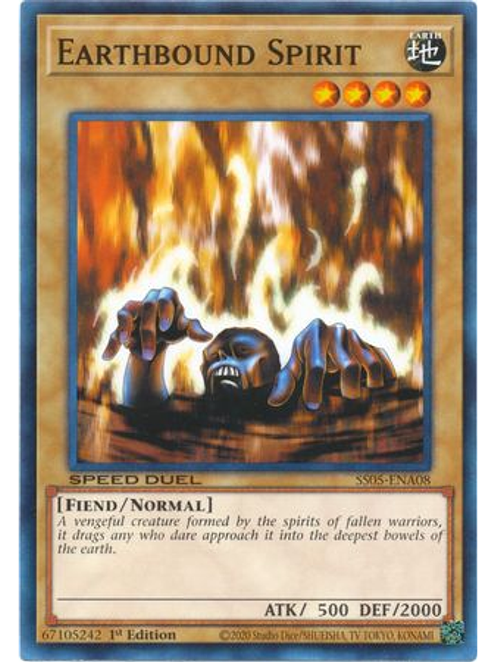 Earthbound Spirit - SS05-ENA08 - Common 1st Edition 1