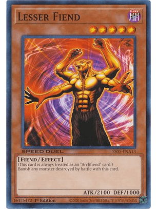Lesser Fiend - SS05-ENA13 - Common 1st Edition