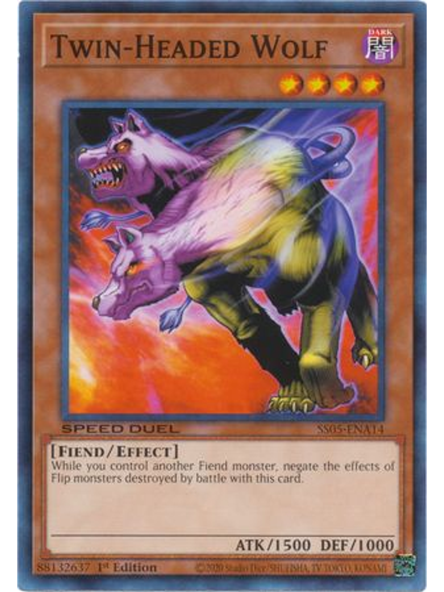 Twin-Headed Wolf - SS05-ENA14 - Common 1st Edition 1