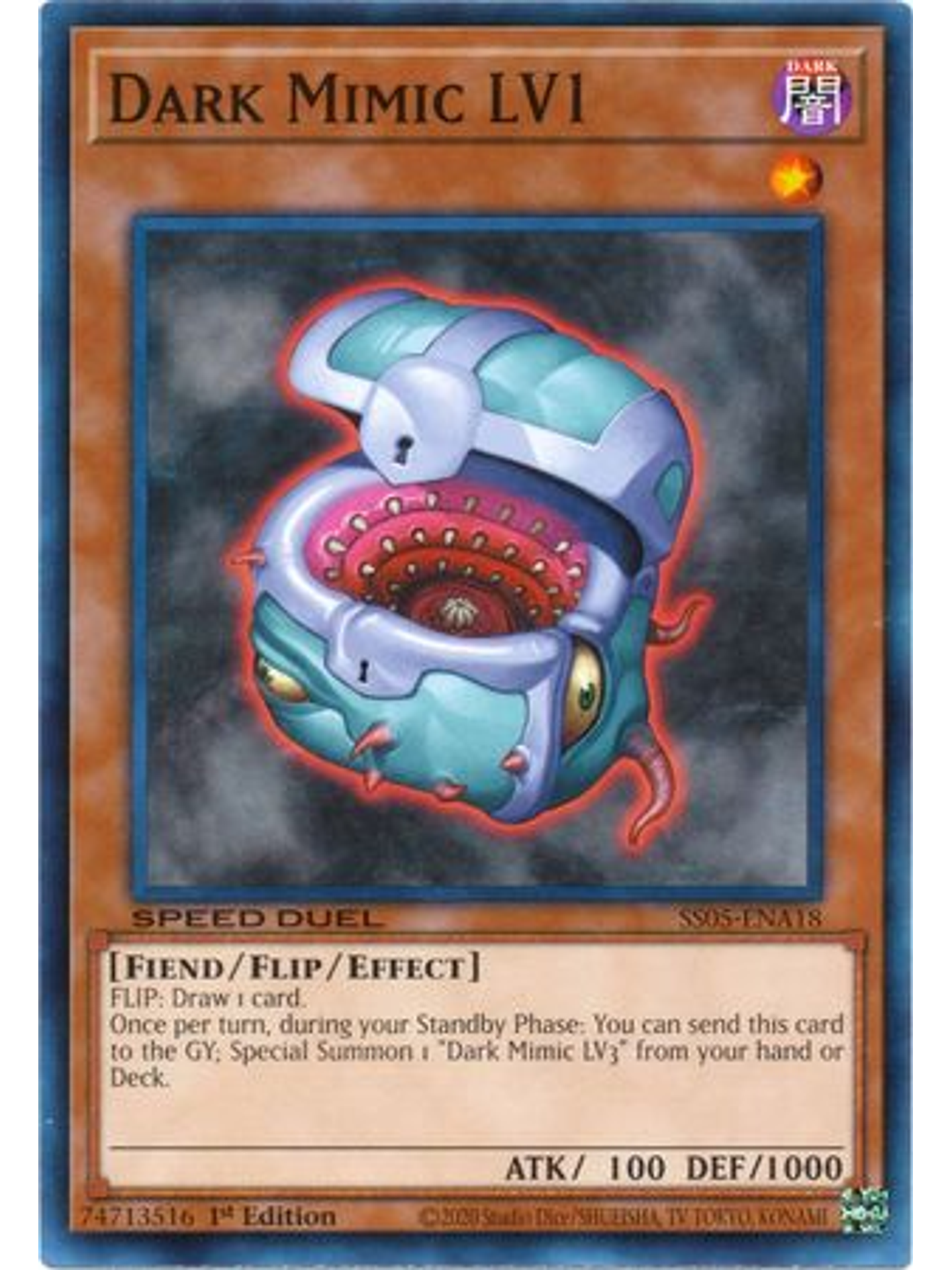 Dark Mimic LV1 - SS05-ENA18 - Common 1st Edition 1