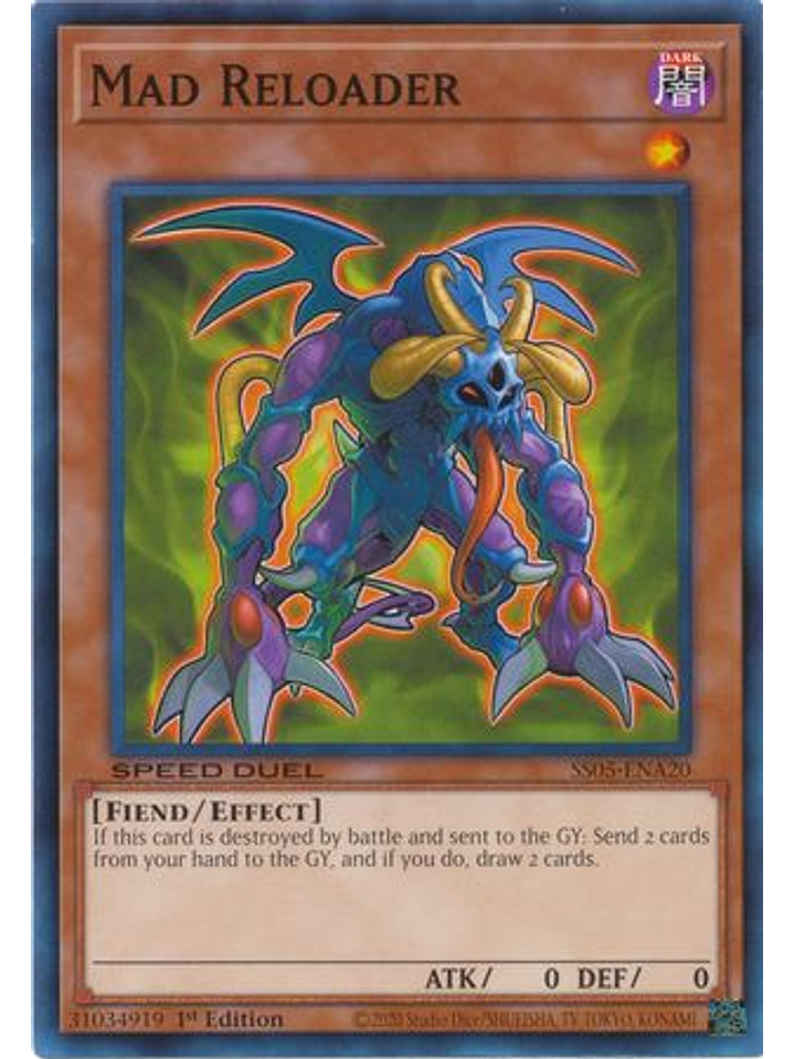 Mad Reloader - SS05-ENA20 - Common 1st Edition 1
