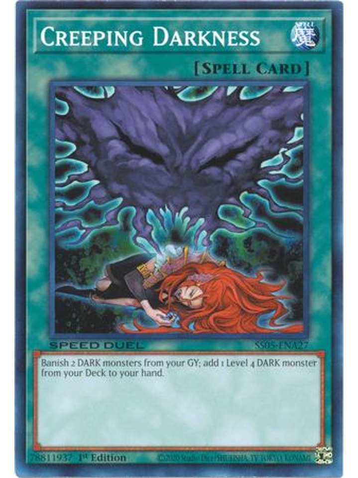 Creeping Darkness - SS05-ENA27 - Common 1st Edition 1