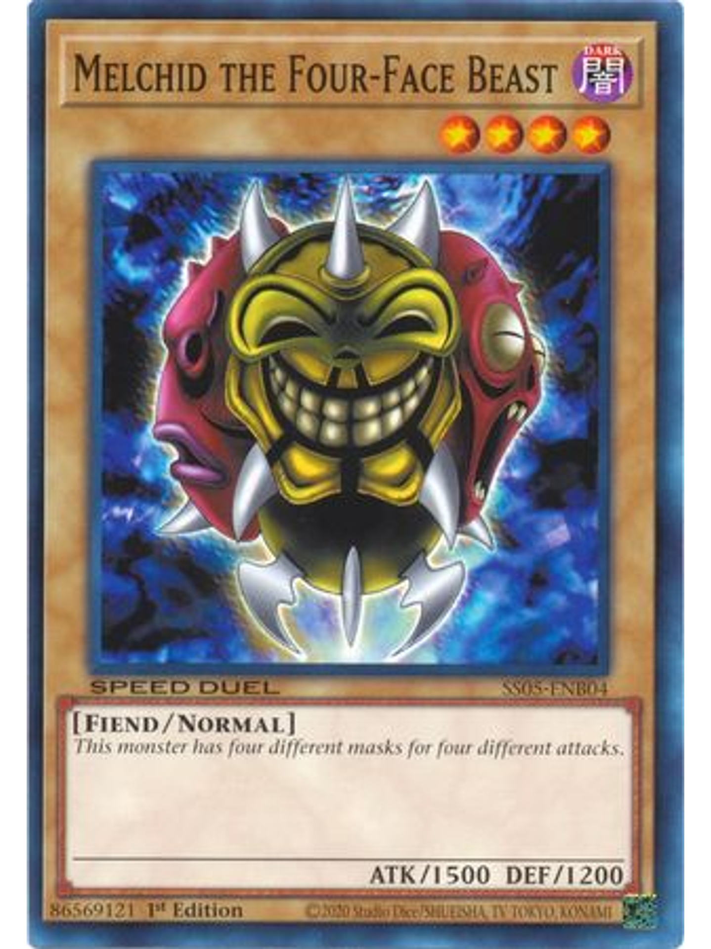 Melchid the Four-Face Beast - SS05-ENB04 - Common 1st Edition 1