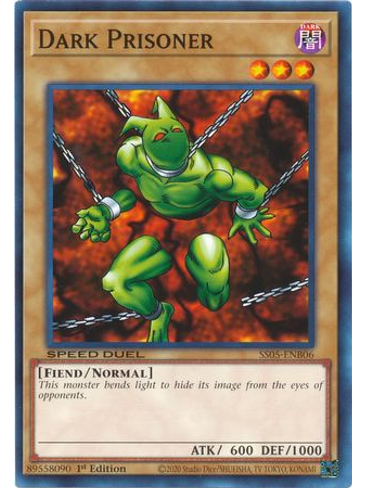 Dark Prisoner - SS05-ENB06 - Common 1st Edition 1