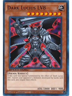 Dark Lucius LV8 - SS05-ENB08 - Common 1st Edition