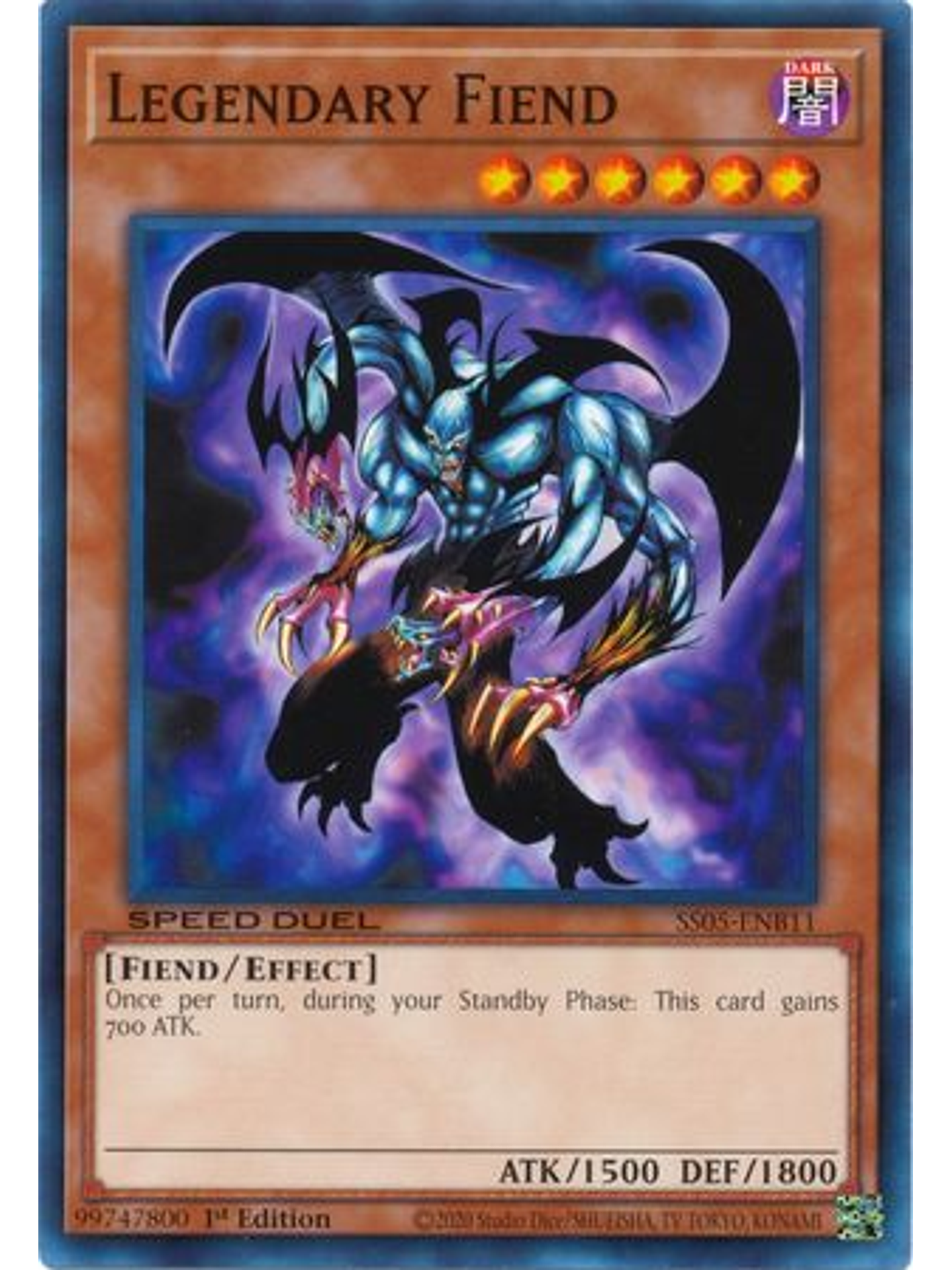 Legendary Fiend - SS05-ENB11 - Common 1st Edition 1