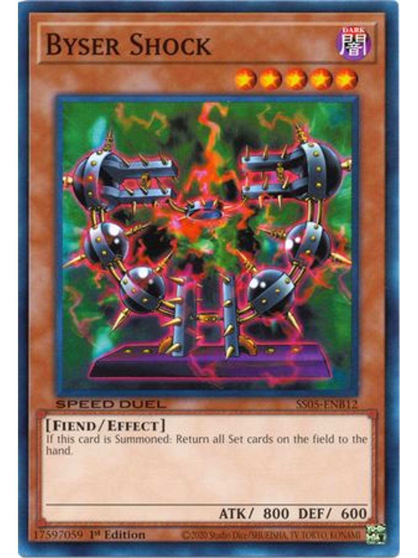 Byser Shock - SS05-ENB12 - Common 1st Edition 1