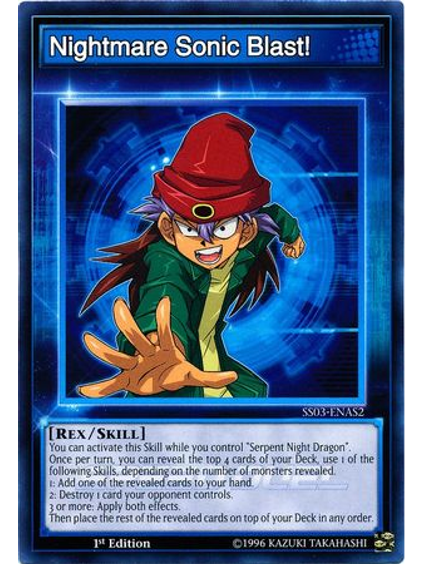 Nightmare Sonic Blast! - SS03-ENAS2 - Common 1st Edition 1