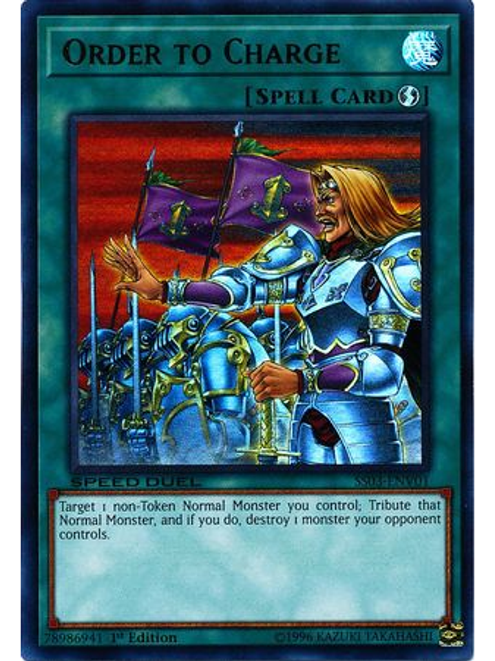 Order to Charge - SS03-ENV01 - Ultra Rare 1st Edition 1